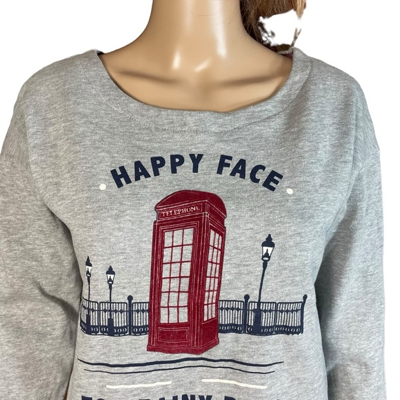 Springfield Happy Face For Rainy Days Sweatshirt Size S - Picture 3 of 8